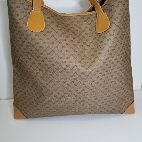 Authentic Rare Vintage Gucci Large Tote - Picture 2 of 11
